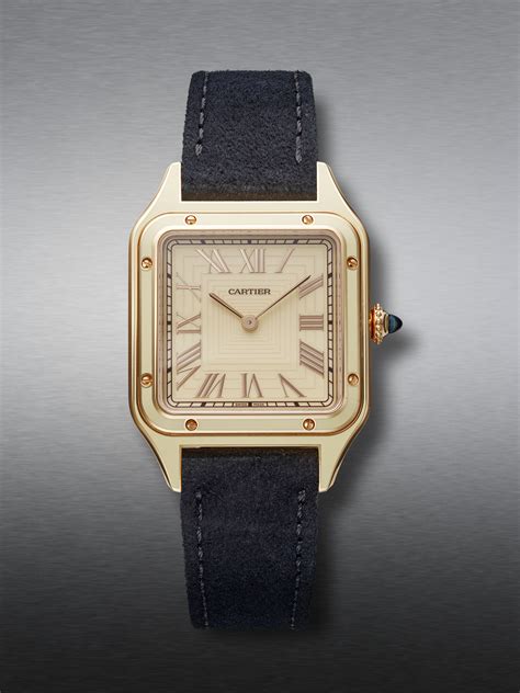 cartier santos dumont watch pink gold|cartier santos size chart.